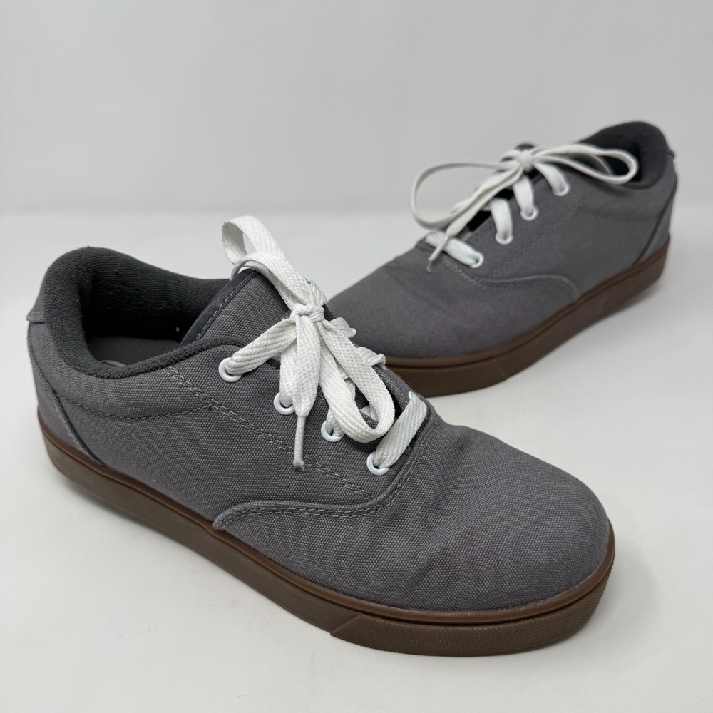 Heelys Canvas Low Top‎ Gray Skate Shoes Sneakers Y2K Retro Men's Size 7